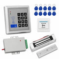 Set completo di sistema di controllo accessi per porta RFID con tastiera di ingresso per porta autonoma 125 KHz, serratura magnetica elettrica 180
