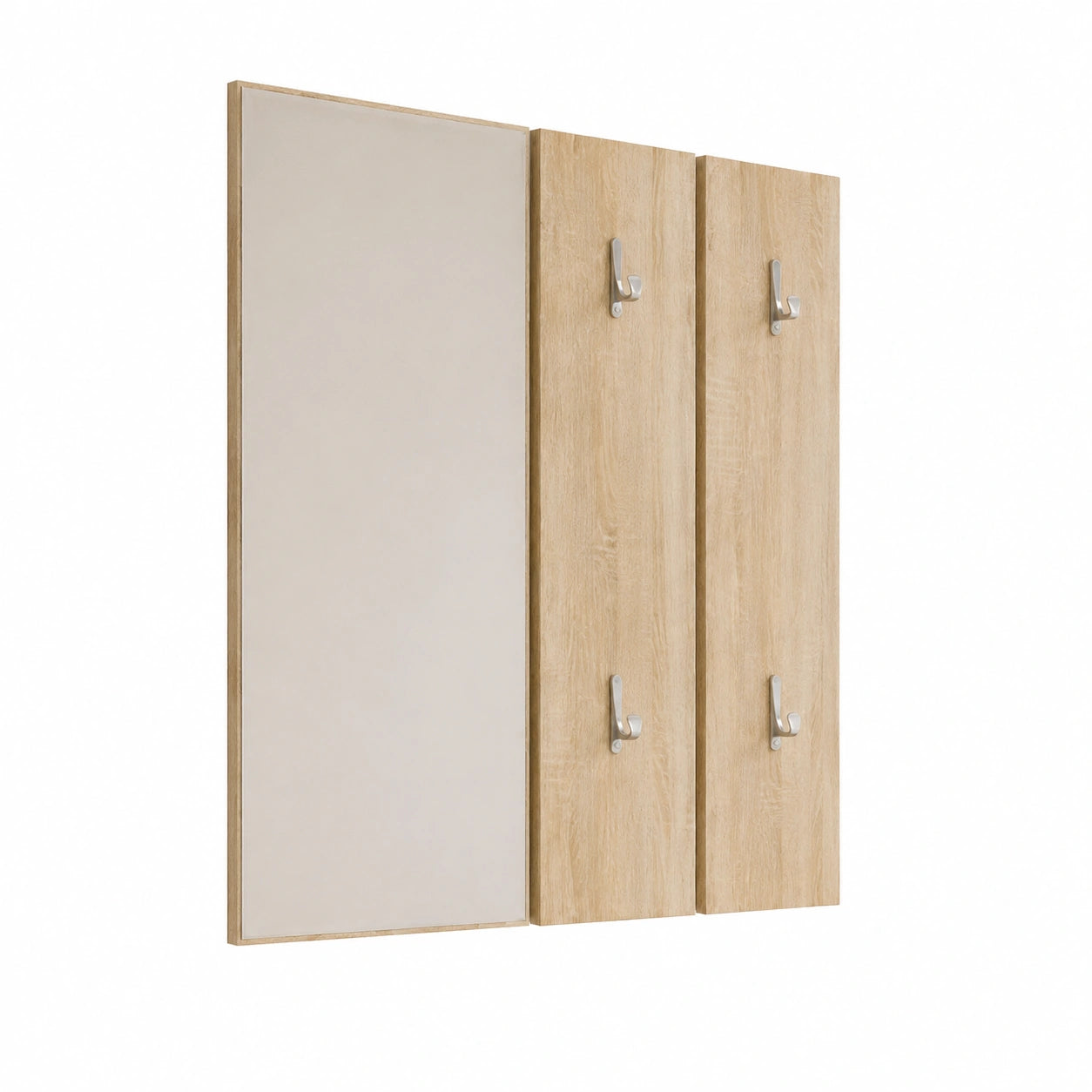 Set di Mobili da Corridoio Rovere Sonoma in Legno Multistrato, Arredo Ingresso Completo Panca Contenitore, set di Mobili da Corridoio-3082056