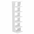 Scaffale Portascarpe da Ingresso a 9 Livelli, Scarpiera Stretta, per Corridoio, Angolo, Cabina Armadio