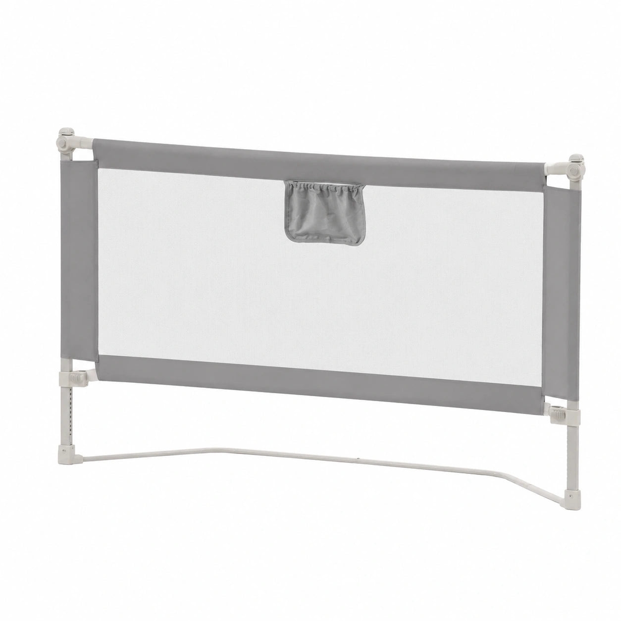 Letto Bambini 180 cm, Universale Barriera Protettiva Bambini Barriera Letto - Installazione Rapida in 3-5 Minuti, Grigio